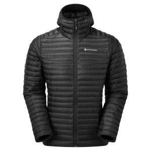 Montane Anti-Freeze Lite Mit Kapuze Daunenjacken Herren Schwarz | HRR292SC