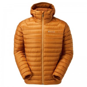 Montane Anti-Freeze Mit Kapuze Daunenjacken Herren Orange | LJR4057YH