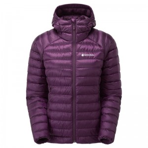 Montane Anti-Freeze Mit Kapuze Daunenjacken Damen Lila | TUW2212GV