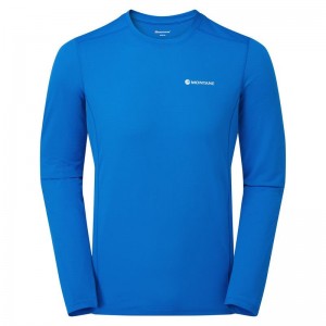 Montane Dart Lite Long Sleeve T-shirts Herren Blau | NOO1786AD