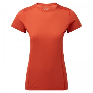 Montane Dart Lite T-shirts Damen Orange Rot | KST9061NB