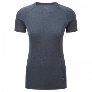 Montane Dart T-shirts Damen Dunkelblau | GVO4514YI