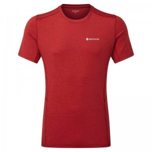 Montane Dart T-shirts Herren Dunkelrot | XSM5470NL