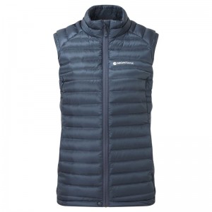 Montane Featherlite Down Weste Damen Blau | ELA4152UX