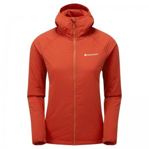 Montane Fireball Lite Mit Kapuze Isolierte Jacken Damen Orange Rot | OCJ1455OO