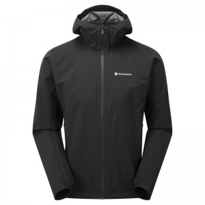 Montane Minimus Lite Wasserdichte Jacke Herren Schwarz | BAH3939XO