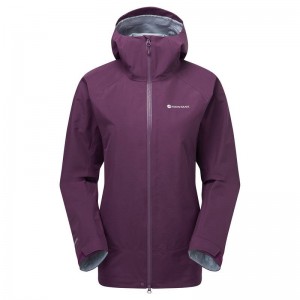 Montane Phase Wasserdichte Jacke Damen Lila | TEC9350BR