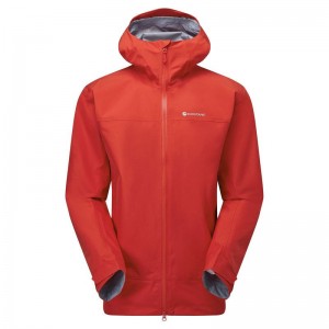 Montane Phase Wasserdichte Jacke Herren Rot | FFZ9842XD