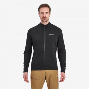 Montane Protium Fleecejacken Herren Schwarz | YQK4714ZZ