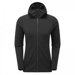 Montane Protium Mit Kapuze Fleecejacken Damen Schwarz | CZG1699QT