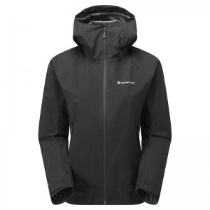 Montane Spirit Wasserdichte Jacke Damen Schwarz | CLI2539SH