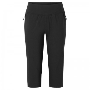 Montane Tucana Lite Stretch Capri 3/4 Leggings Damen Schwarz | ORH6454GT