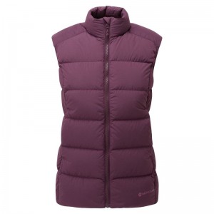 Montane Tundra Down Weste Damen Lila | NUP8076BG