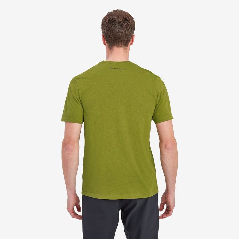 Montane Abstract Mountain T-shirts Herren Grün | GAJ5412VZ