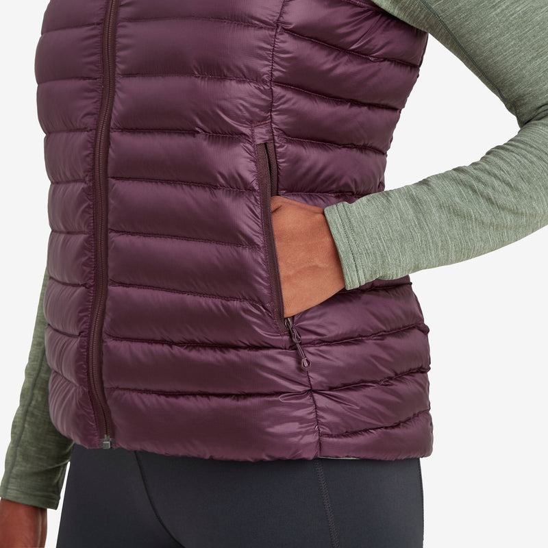 Montane Anti-Freeze Down Weste Damen Lila | USI3119RH