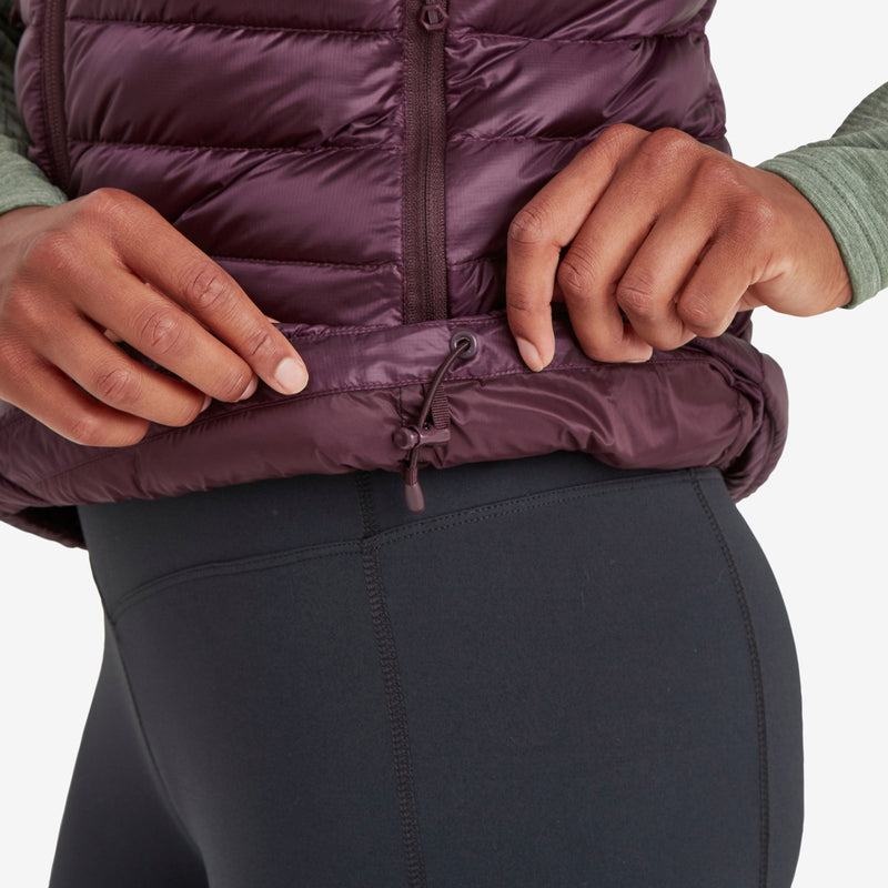 Montane Anti-Freeze Down Weste Damen Lila | USI3119RH