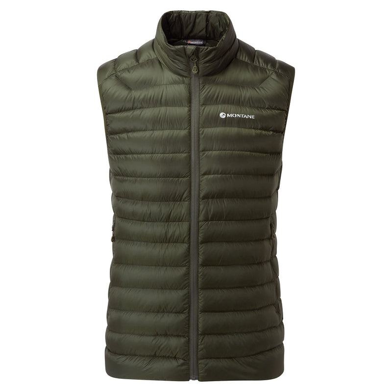 Montane Anti-Freeze Down Weste Herren Dunkelgrün | QEO4344OE