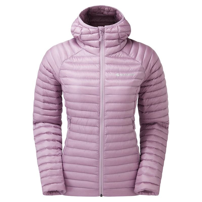 Montane Anti-Freeze Lite Mit Kapuze Daunenjacken Damen Grau Lila | MJJ22100LM