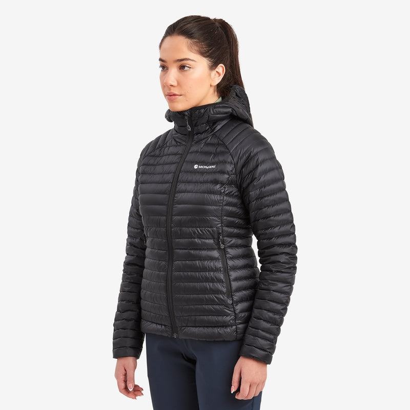 Montane Anti-Freeze Lite Mit Kapuze Daunenjacken Damen Schwarz | YRV4750HL