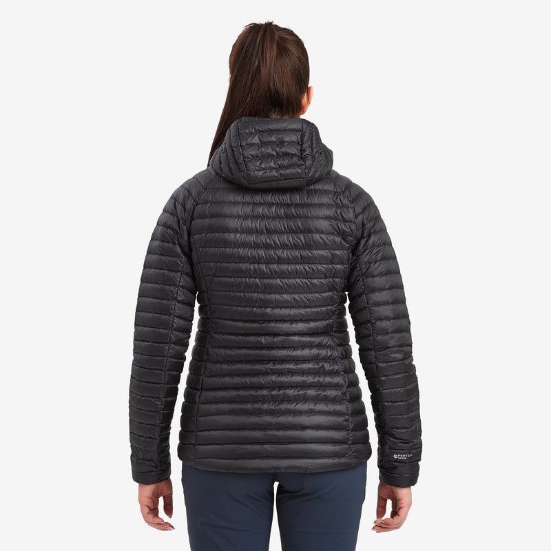 Montane Anti-Freeze Lite Mit Kapuze Daunenjacken Damen Schwarz | YRV4750HL