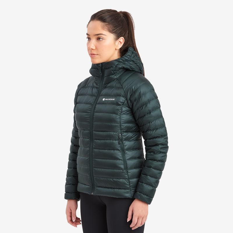 Montane Anti-Freeze Mit Kapuze Daunenjacken Damen Olivgrün Grün | PBV517SV