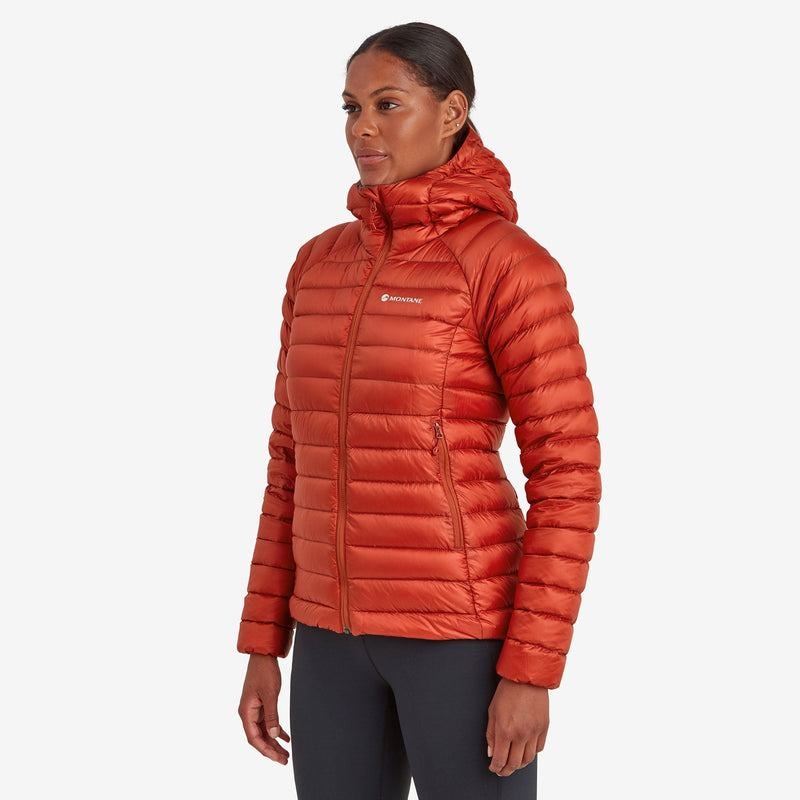 Montane Anti-Freeze Mit Kapuze Daunenjacken Damen Orange Rot | WUC825ZD