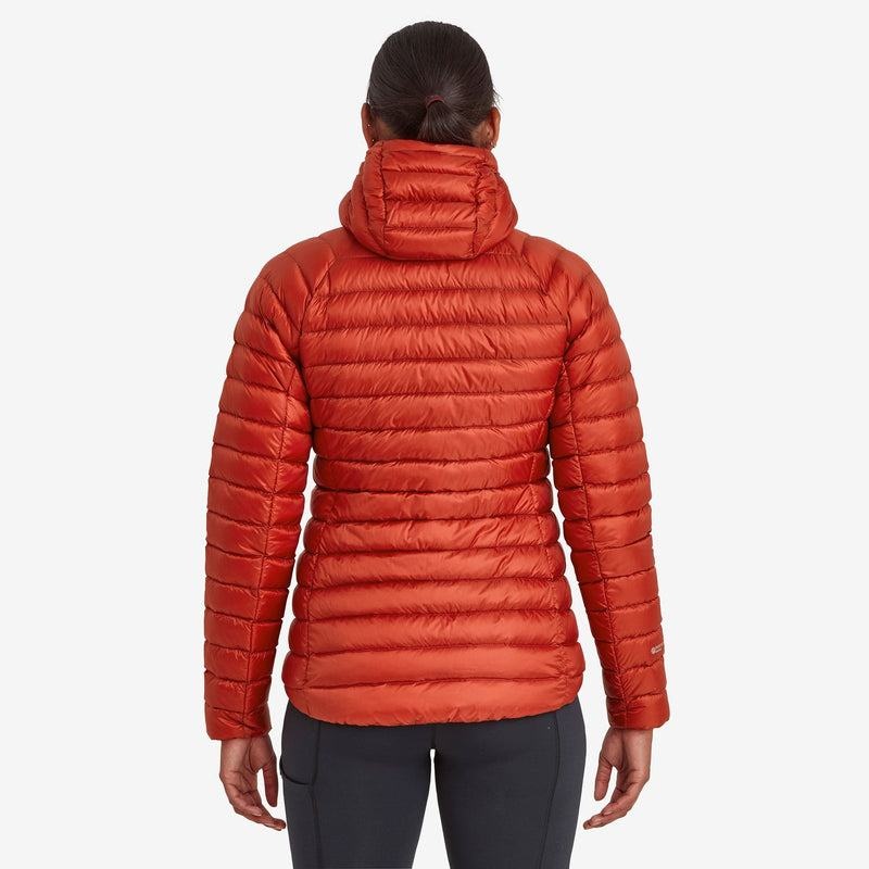 Montane Anti-Freeze Mit Kapuze Daunenjacken Damen Orange Rot | WUC825ZD