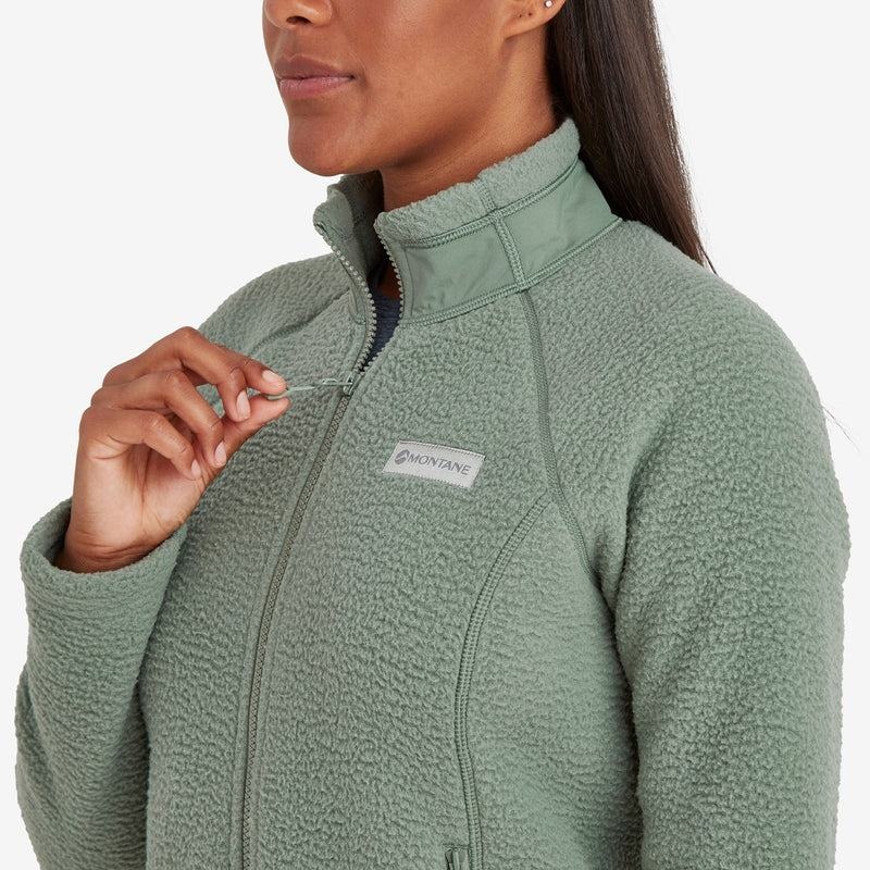 Montane Chonos Fleecejacken Damen Grau Grün | RQZ3428MA