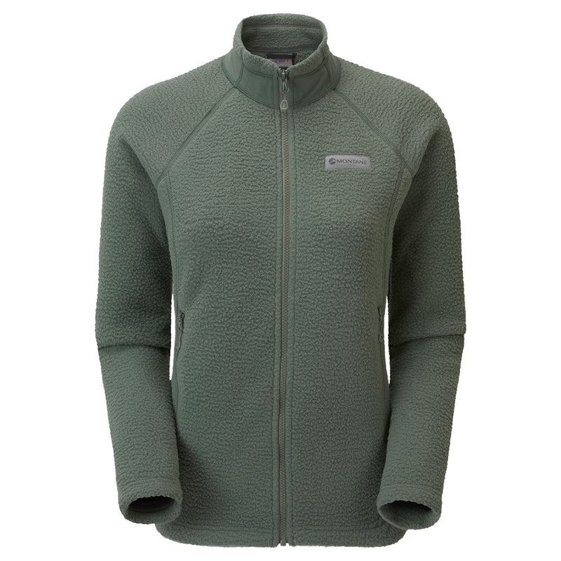 Montane Chonos Fleecejacken Damen Grau Grün | RQZ3428MA