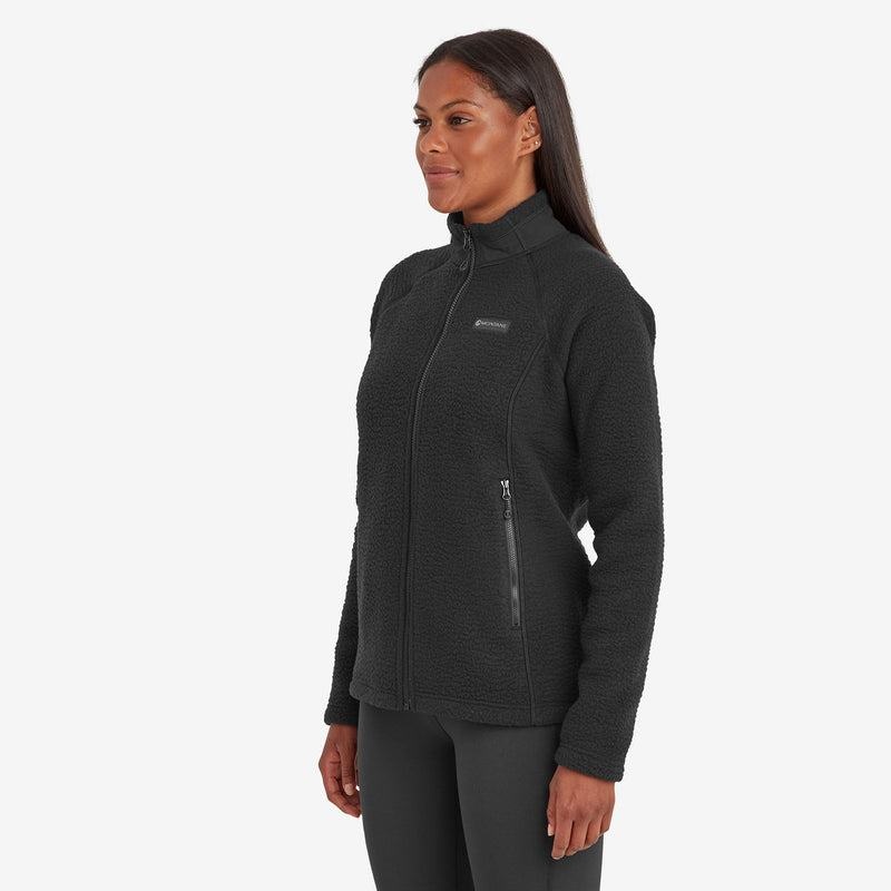 Montane Chonos Fleecejacken Damen Schwarz | RJM238JG