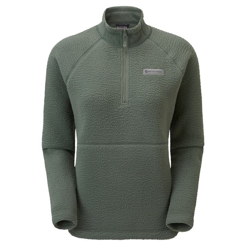 Montane Chonos Smock Pull On Fleece Damen Grau Grün | RPG2260VB