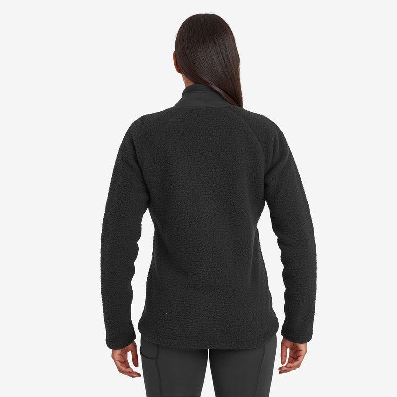 Montane Chonos Smock Pull On Fleece Damen Schwarz | NZN9644MJ