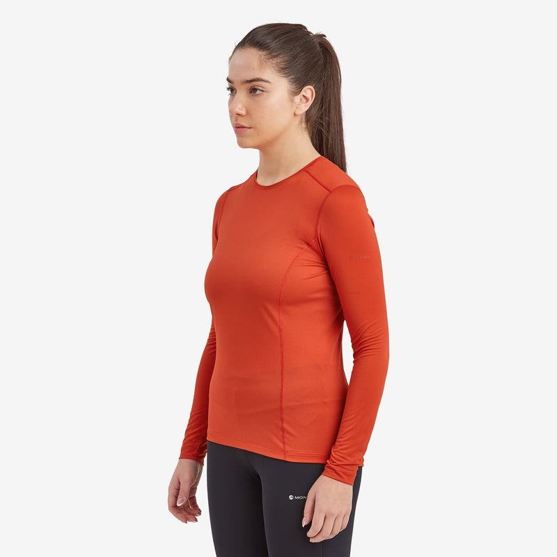 Montane Dart Lite Long Sleeve T-shirts Damen Orange Rot | LCI366IF