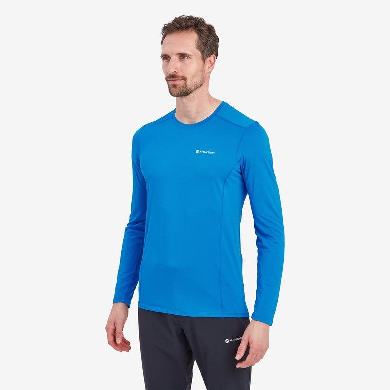 Montane Dart Lite Long Sleeve T-shirts Herren Blau | NOO1786AD