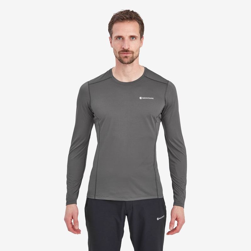 Montane Dart Lite Long Sleeve T-shirts Herren Dunkelgrau | RCE1929DX