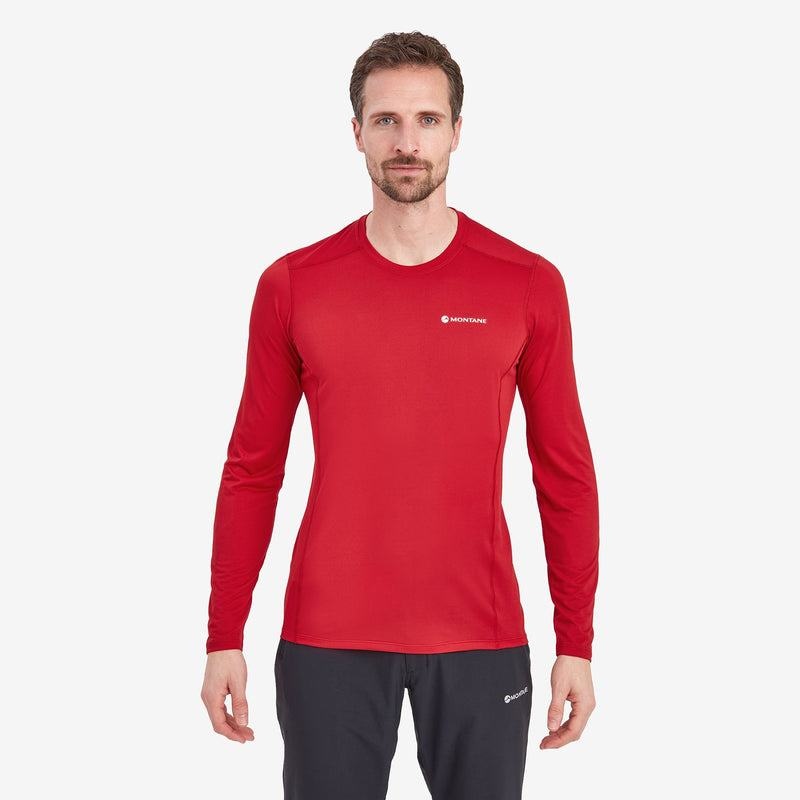 Montane Dart Lite Long Sleeve T-shirts Herren Dunkelrot | XOH5890UE