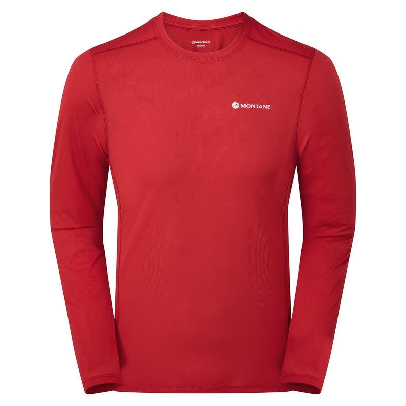 Montane Dart Lite Long Sleeve T-shirts Herren Dunkelrot | XOH5890UE