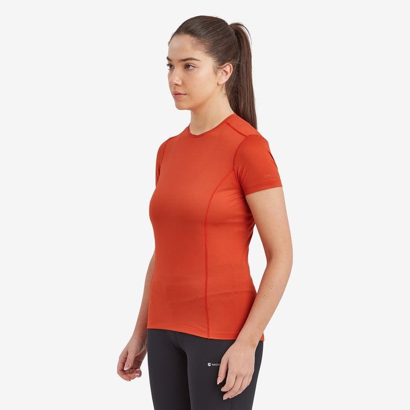 Montane Dart Lite T-shirts Damen Orange Rot | KST9061NB