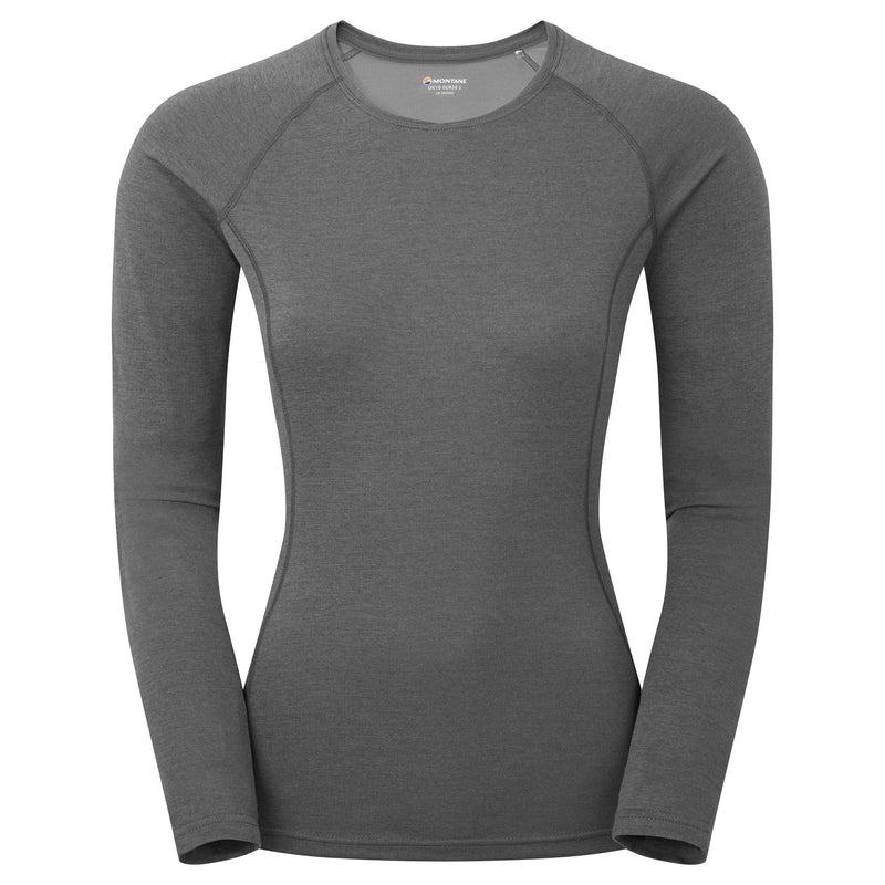 Montane Dart Long Sleeve T-shirts Damen Dunkelgrau | VYI1064WR