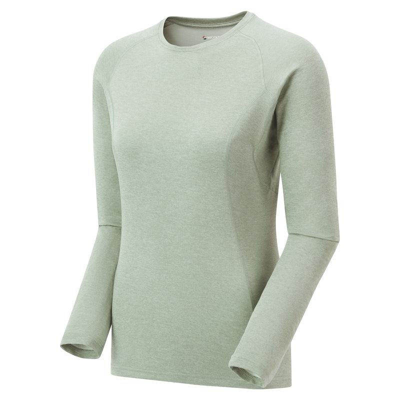 Montane Dart Long Sleeve T-shirts Damen Grau Grün | TNS8811RU