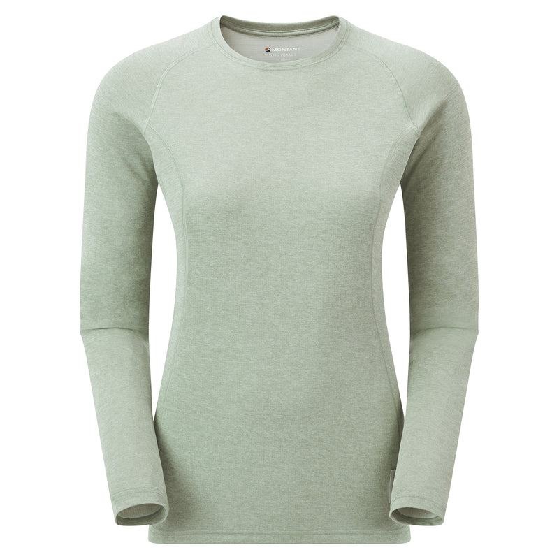 Montane Dart Long Sleeve T-shirts Damen Grau Grün | TNS8811RU