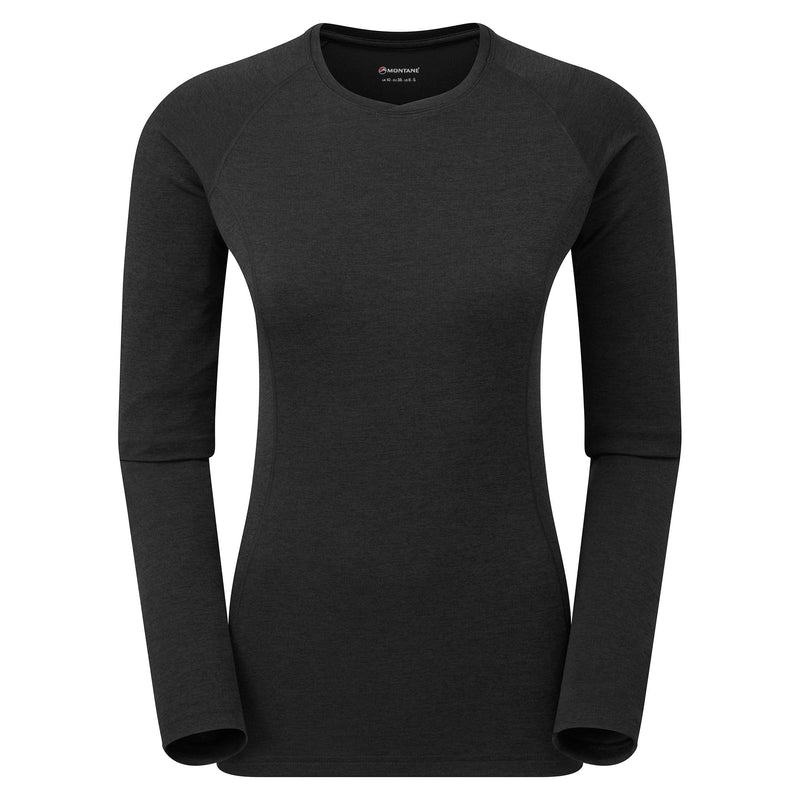 Montane Dart Long Sleeve T-shirts Damen Schwarz | XKJ8313QY