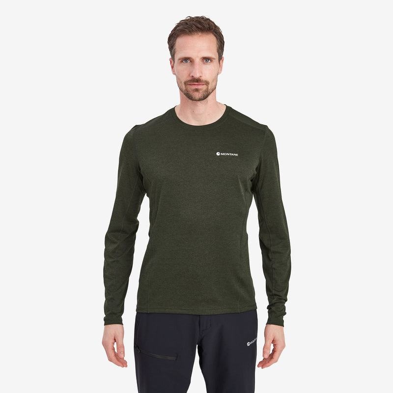 Montane Dart Long Sleeve T-shirts Herren Dunkelgrün | RNN248TL