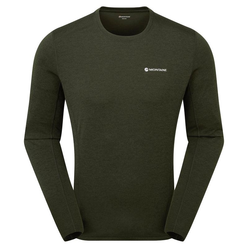 Montane Dart Long Sleeve T-shirts Herren Dunkelgrün | RNN248TL