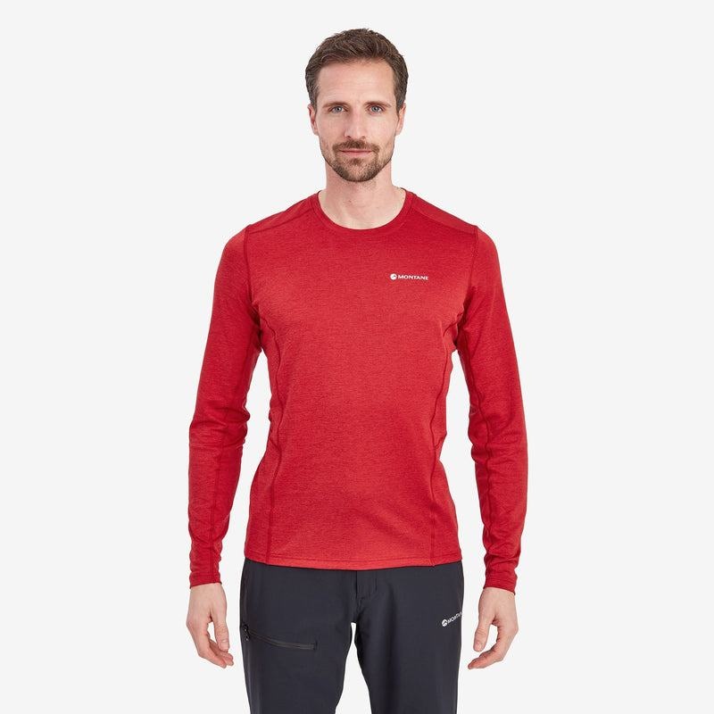 Montane Dart Long Sleeve T-shirts Herren Dunkelrot | CPT6839RF