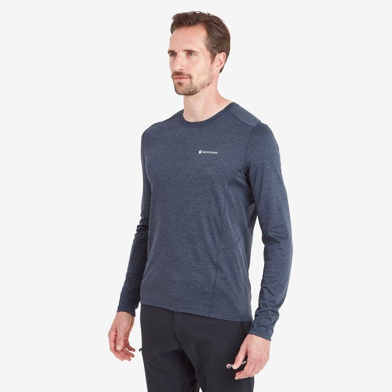 Montane Dart Long Sleeve T-shirts Herren Dunkelblau | EKI7223TR