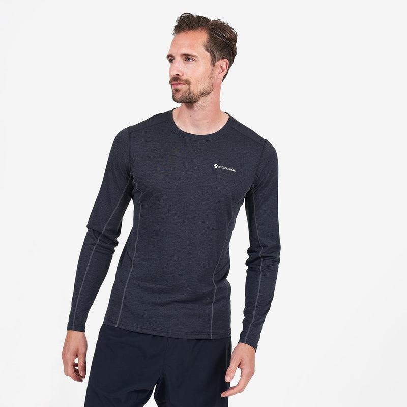 Montane Dart Long Sleeve T-shirts Herren Schwarz | BHD1253IW