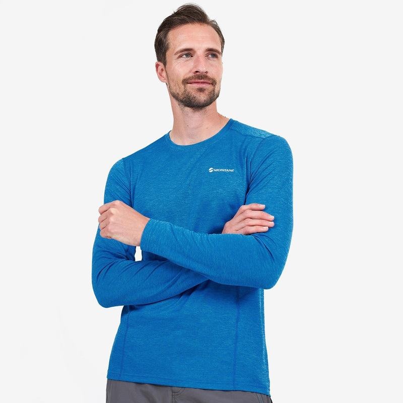 Montane Dart Long Sleeve T-shirts Herren Blau | MWE35100VC