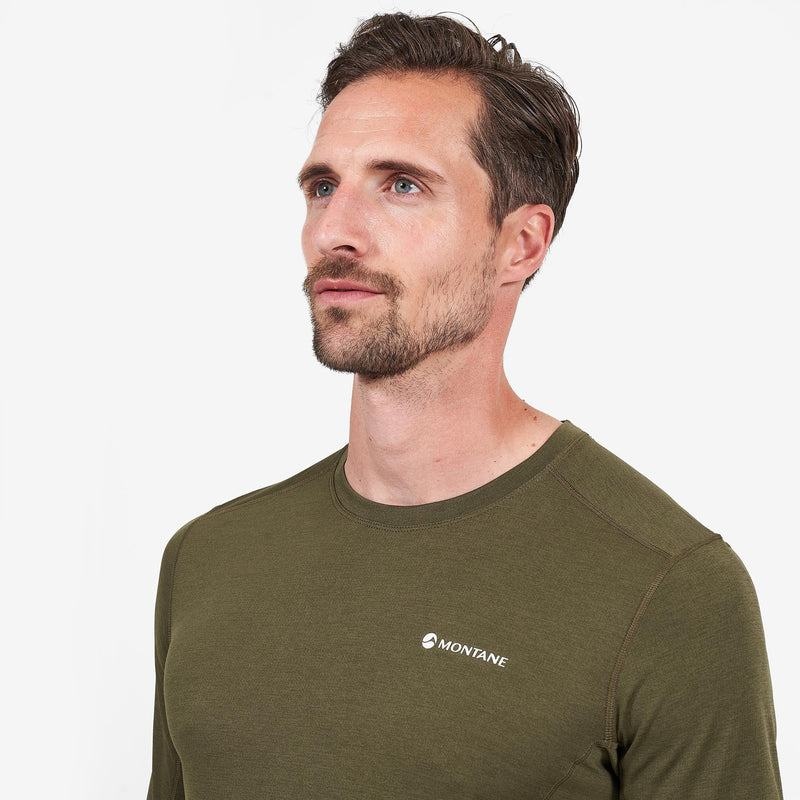 Montane Dart Long Sleeve T-shirts Herren Dunkelgrün | TSJ2541XC