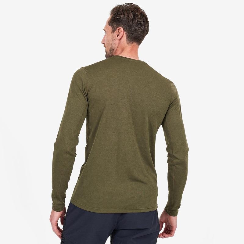 Montane Dart Long Sleeve T-shirts Herren Dunkelgrün | TSJ2541XC